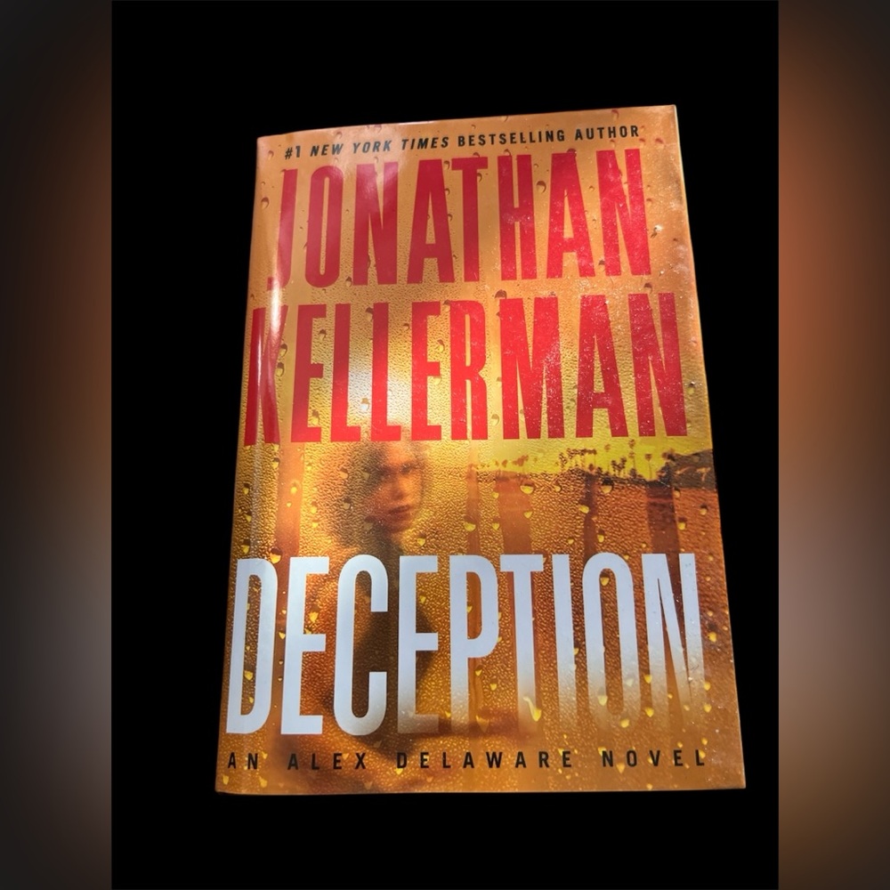 Deception by Jonathan Kellerman Hardcover book Excellent condition paper cover